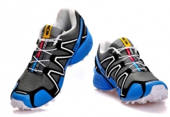 Solomon SPEEDCROSS3 CS grey blue white outdoor waterproof shoes men size eur 40-45