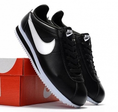 Nike Cortez Basic Leather 807471-010 Black white size eur 36-44
