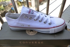 Canvas shoes converse chuck taylor all star white low top size EU35-46