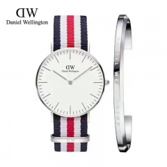 Daniel wellington Nylon Strap Quartz Watch DW Bracelet suit