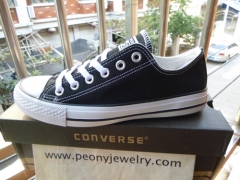 Canvas shoes converse chuck taylor black  low top size EU35-46