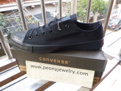 Canvas shoes converse chuck taylor all black  low top size EU35-46