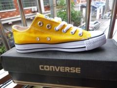 Canvas shoes converse chuck taylor yellow white  low top size EU35-41