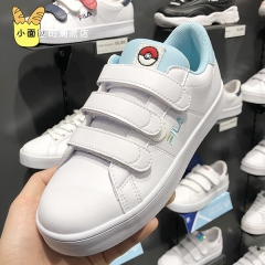 FILA Pocket Monster Jointly Pikachu Velcro White Cartoon shoes Size EU36-39