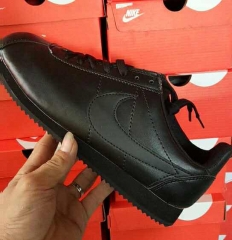 Nike Cortez LEATHER Black Running shoes size EU36-45