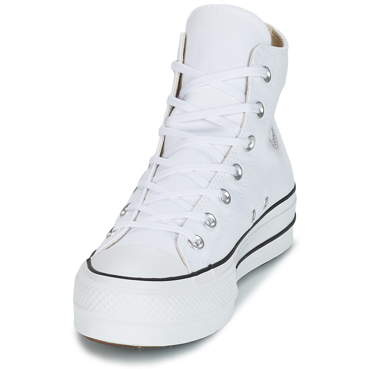 chunky canvas high top sneakers