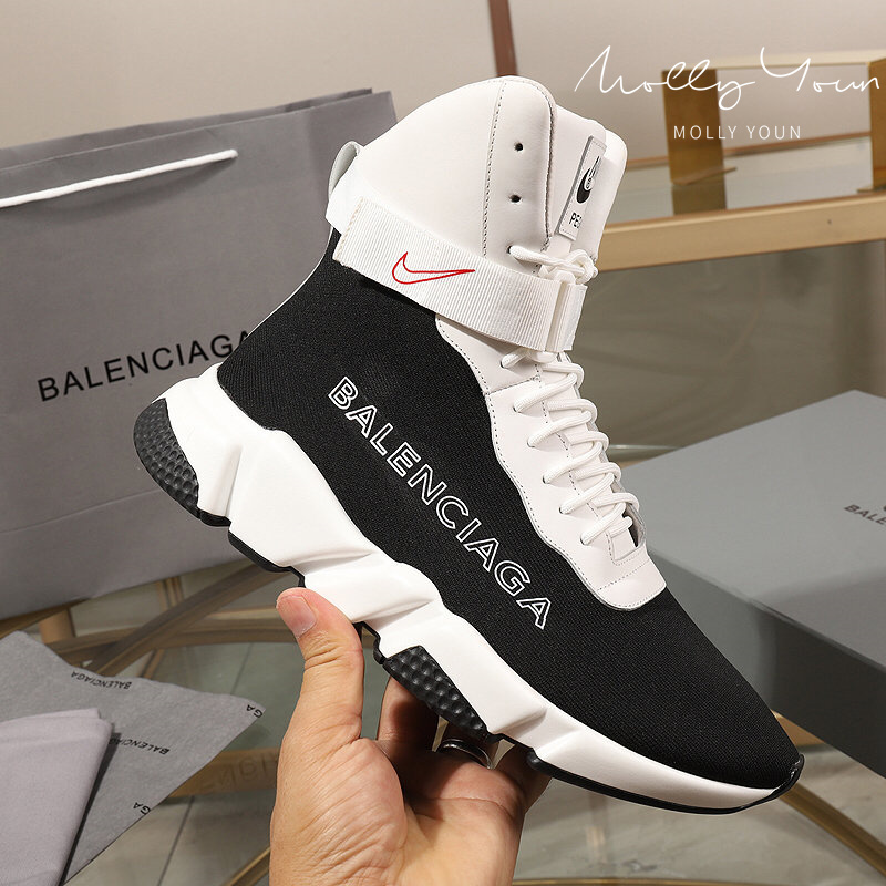 balenciaga sock lace up
