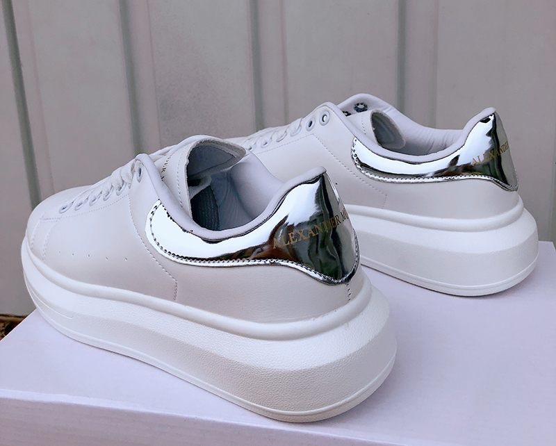 white and silver alexander mcqueen