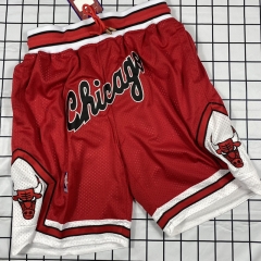 Chicago Bulls Red basketball shorts S～XXL