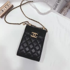 Gucci black  gold chain women shoulder bag